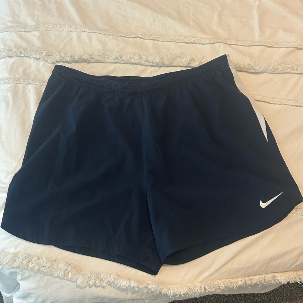 Nike Women's Navy Blue Dri-FIT Soccer Shorts Size Large NWT